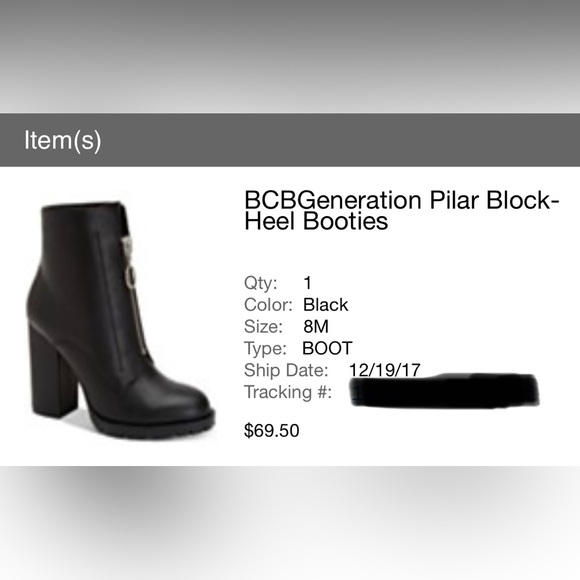 BCBG Pilar Block Heel Bootie SIZE 8 - Picture 6 of 6
